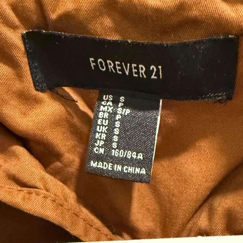 Forever 21 Utility Jacket with draw string ladies - Picture 5 of 5